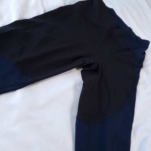 Lululemon Nulu Colorblock High-Rise Tights 25Inch Leggings - Blacknavy - Picture 5 of 5
